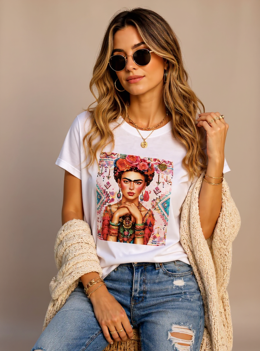 T'Shirt " Frida" One size tot mt 38
