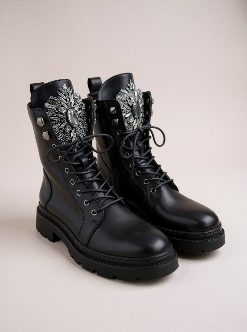 Strass Veterboots Glam