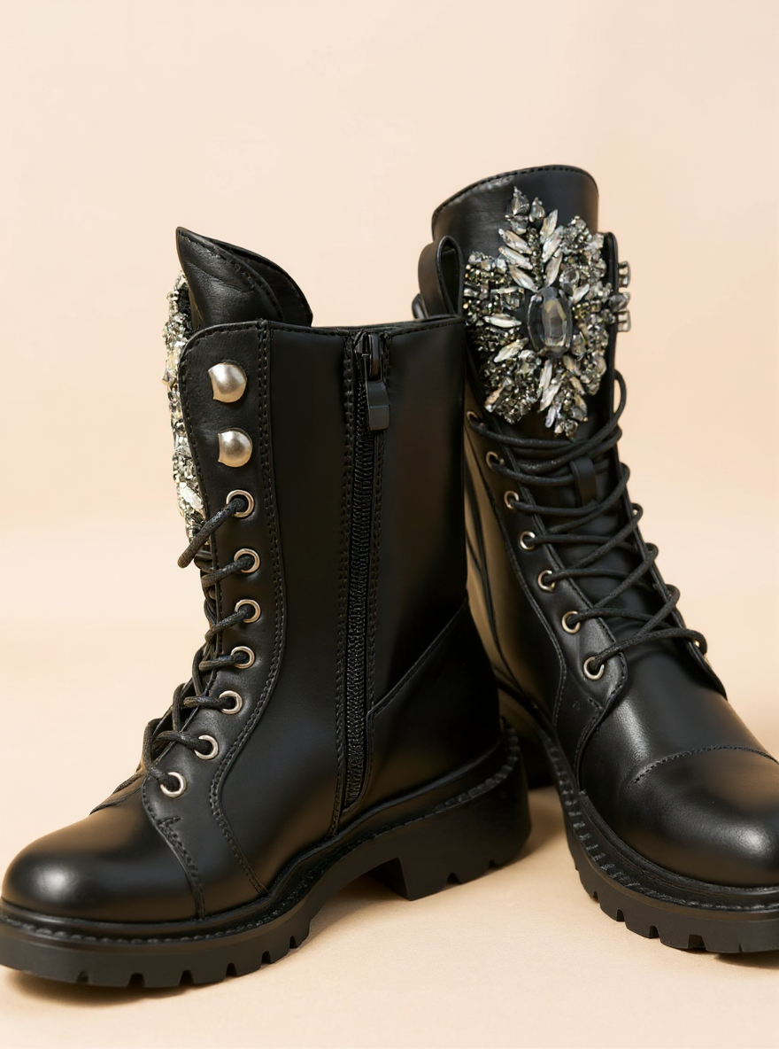 Strass Veterboots Glam