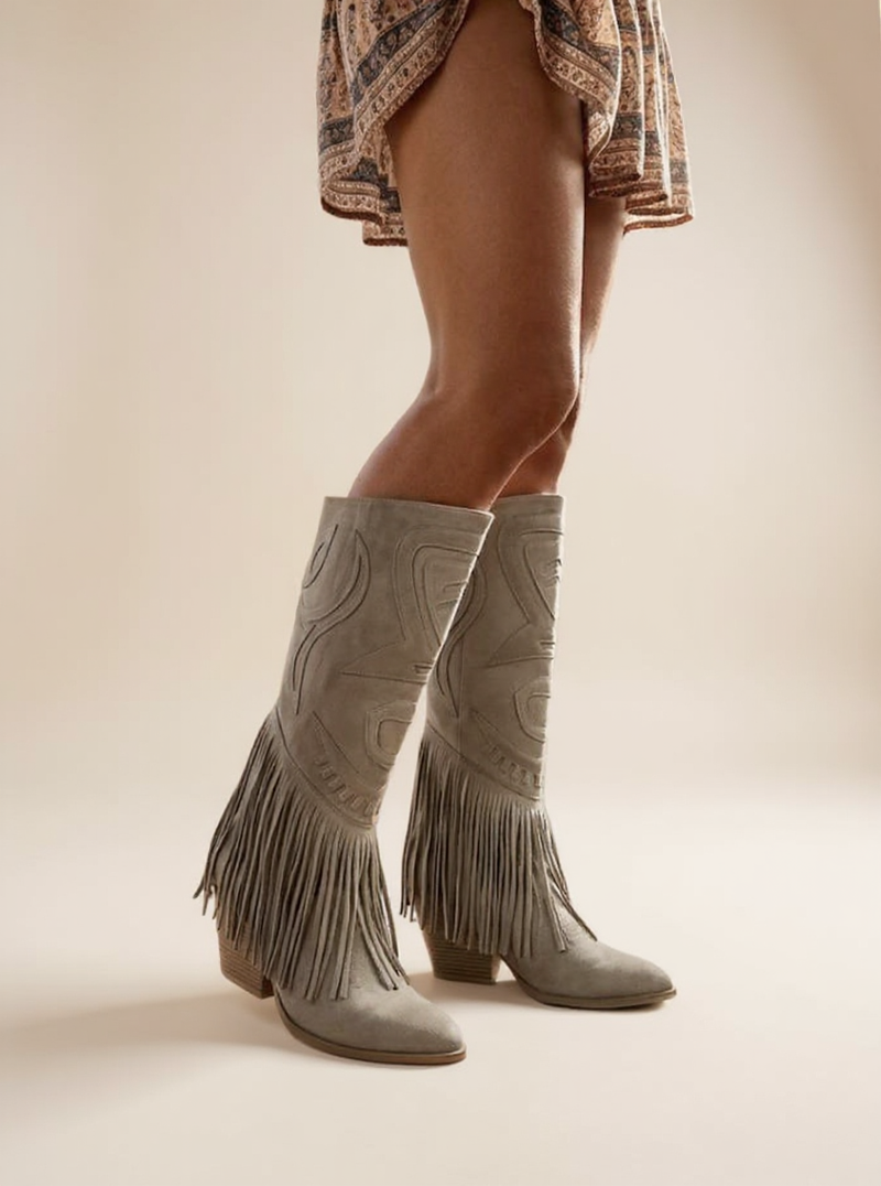 Fringle Tribal Beige boots LAATSTE MAATJES