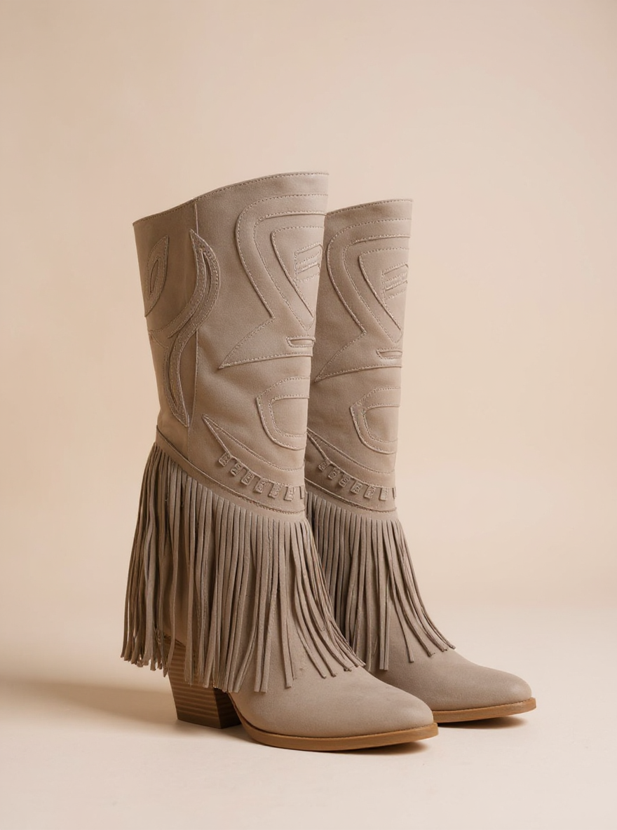 Fringle Tribal Beige boots LAATSTE MAATJES