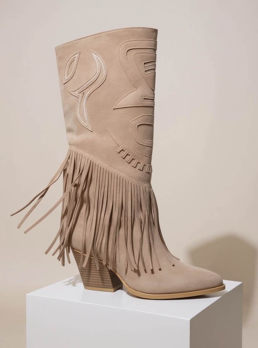 Fringle Tribal Beige boots LAATSTE MAATJES