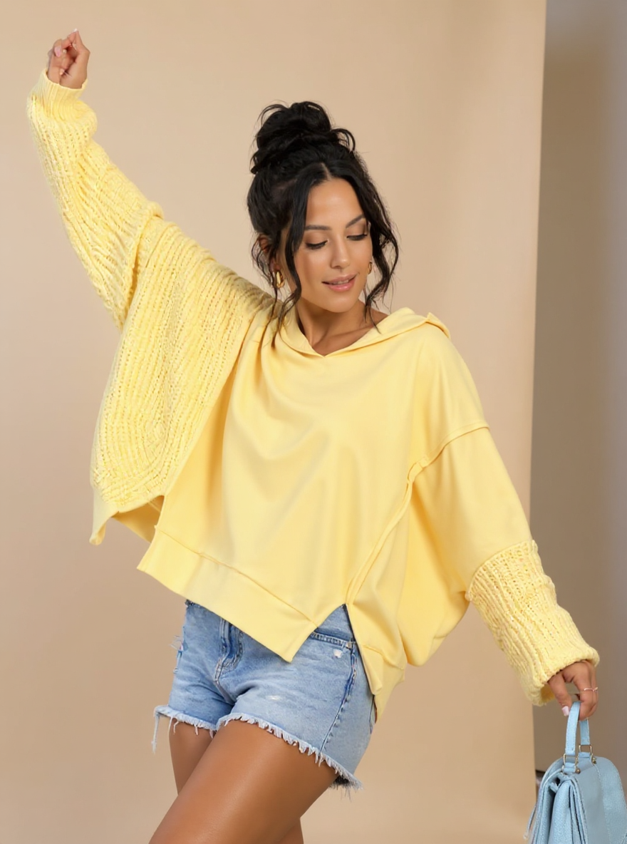 Oversized ruim vallende Hoody
