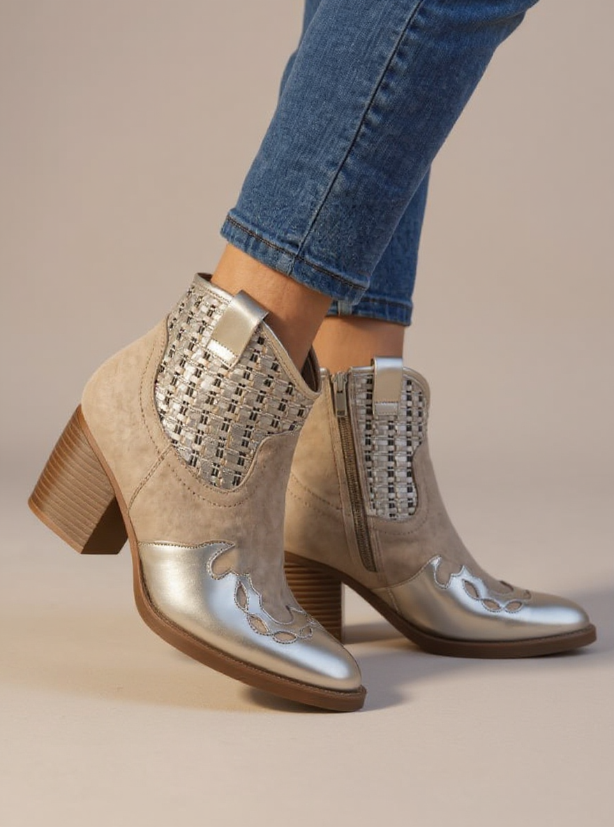 Cowboy enkelboots golden touch