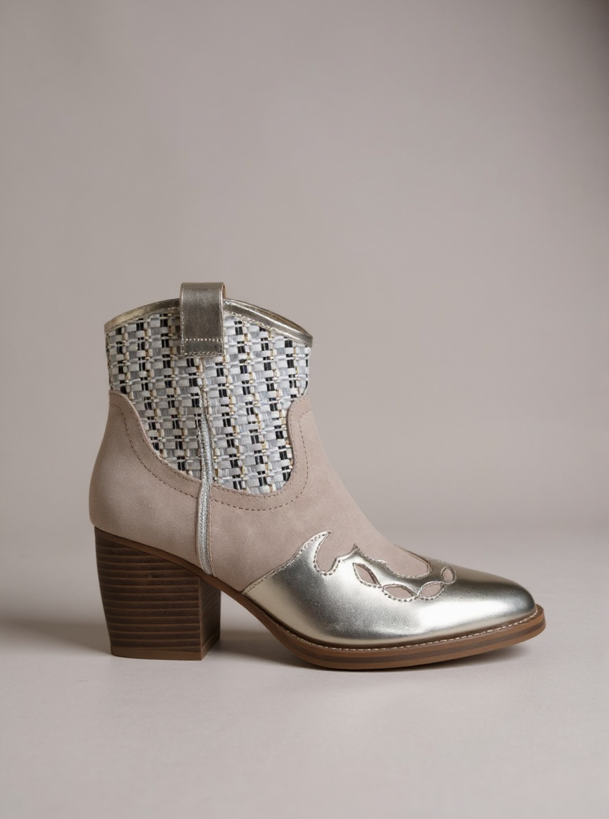 Cowboy enkelboots golden touch