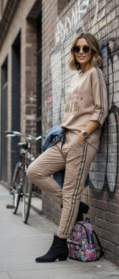Licht Bruine leopard bies broeken